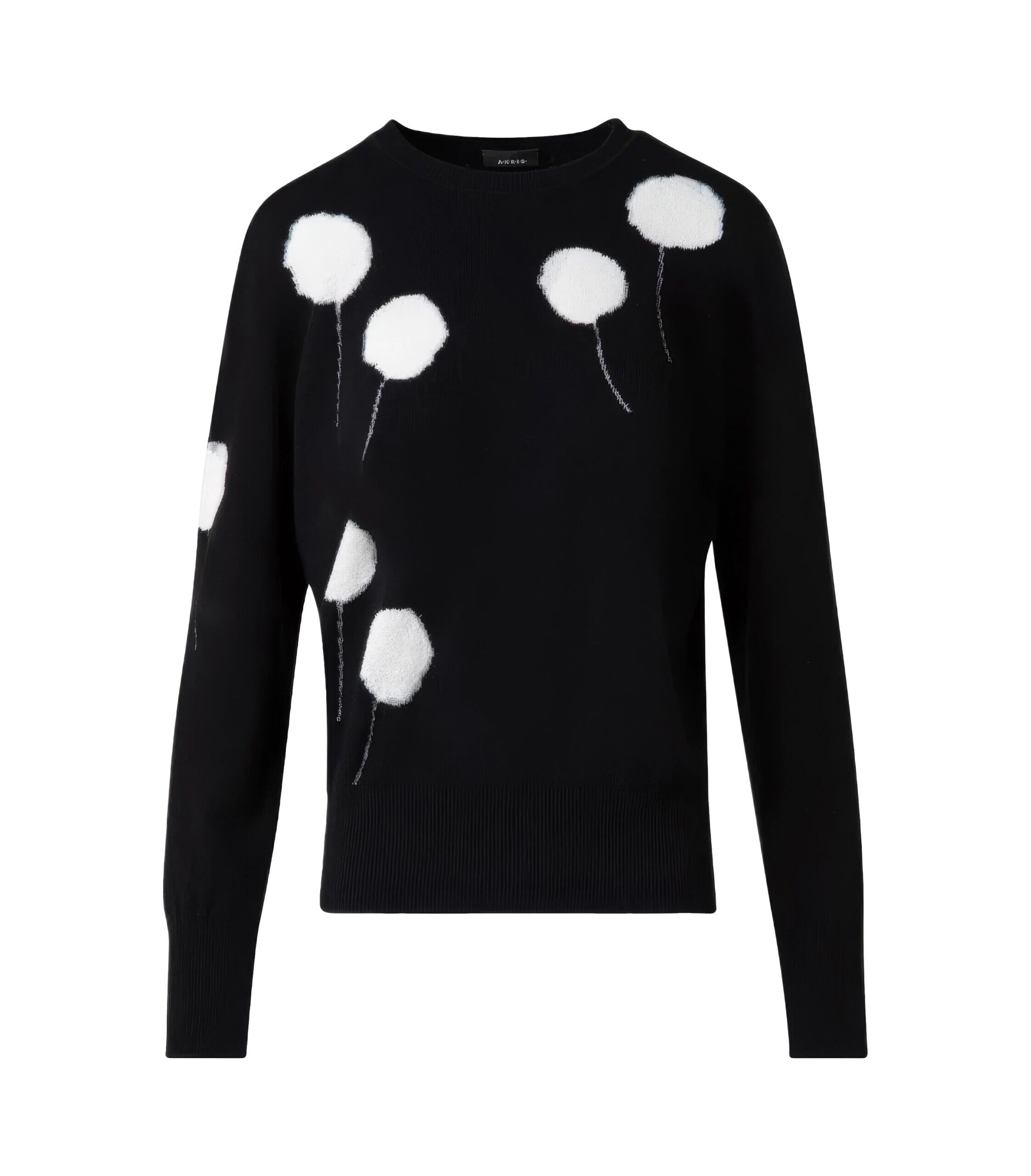 1082991_2048x Akris Pullover mit Dandelion-Intarsien