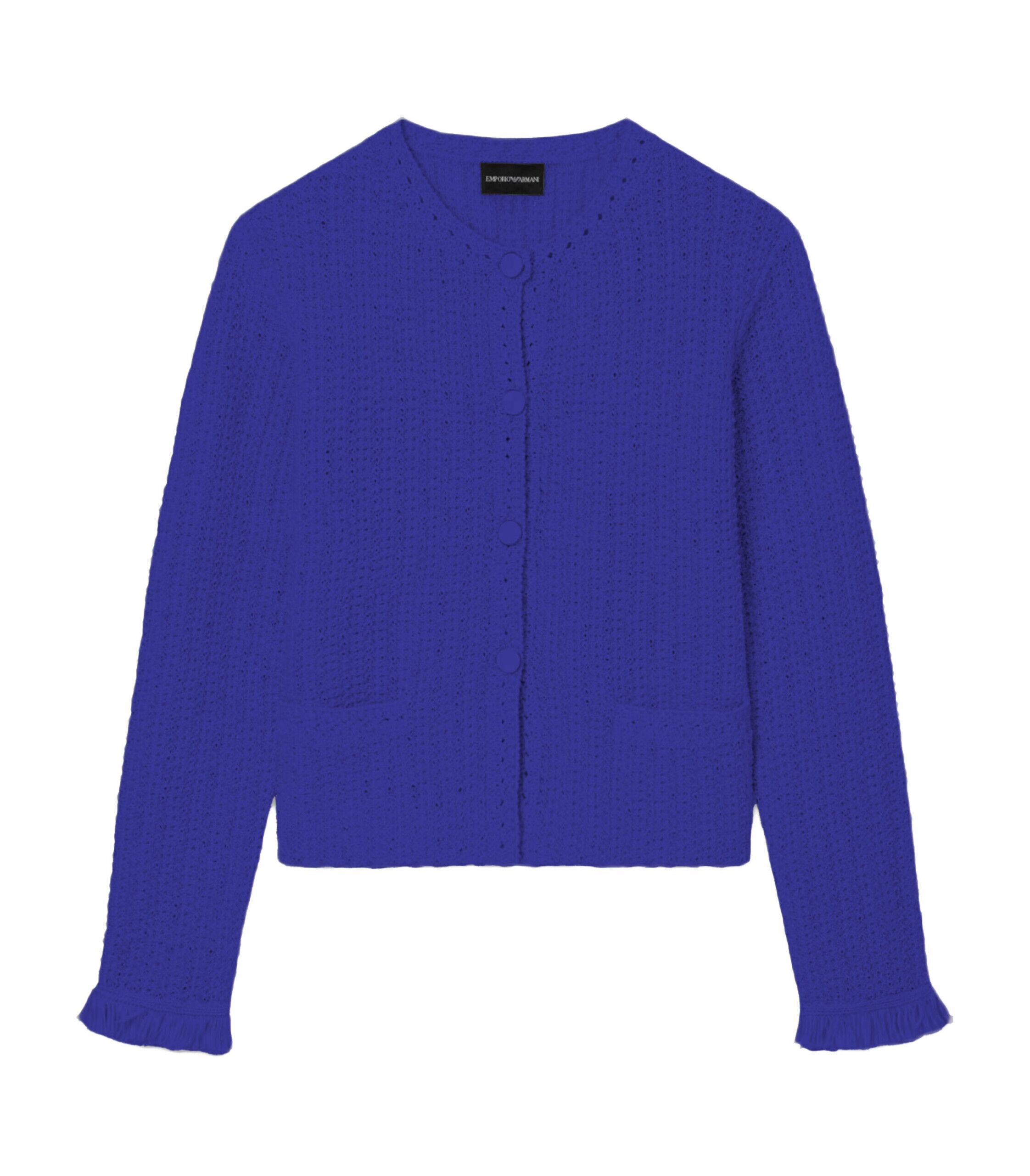 Emporio Armani EW002970_AF22478_U1058_F_SS2026 Emporio Armani Strickblazer