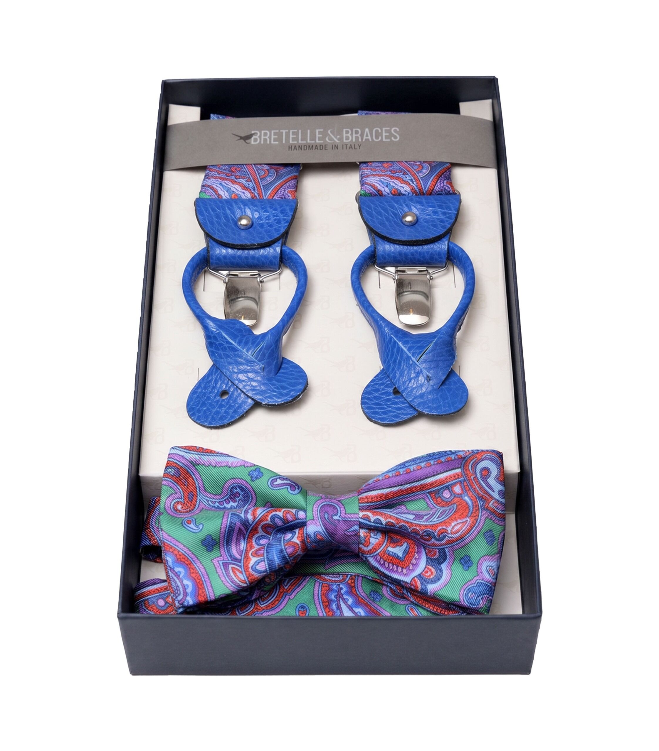 Bretelle & Braces Hosenträger Paisley Blau 1 Bretelle & Braces Hosenträger Paisley Blau
