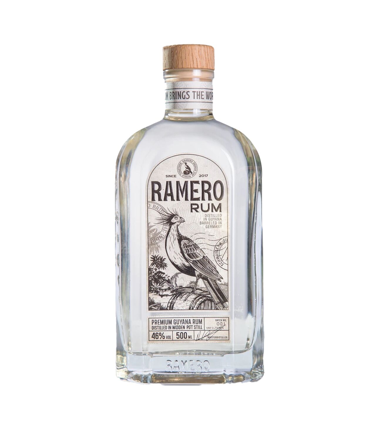 RAMERO Rum Blanco 500ml 1 RAMERO Rum Blanco 500ml