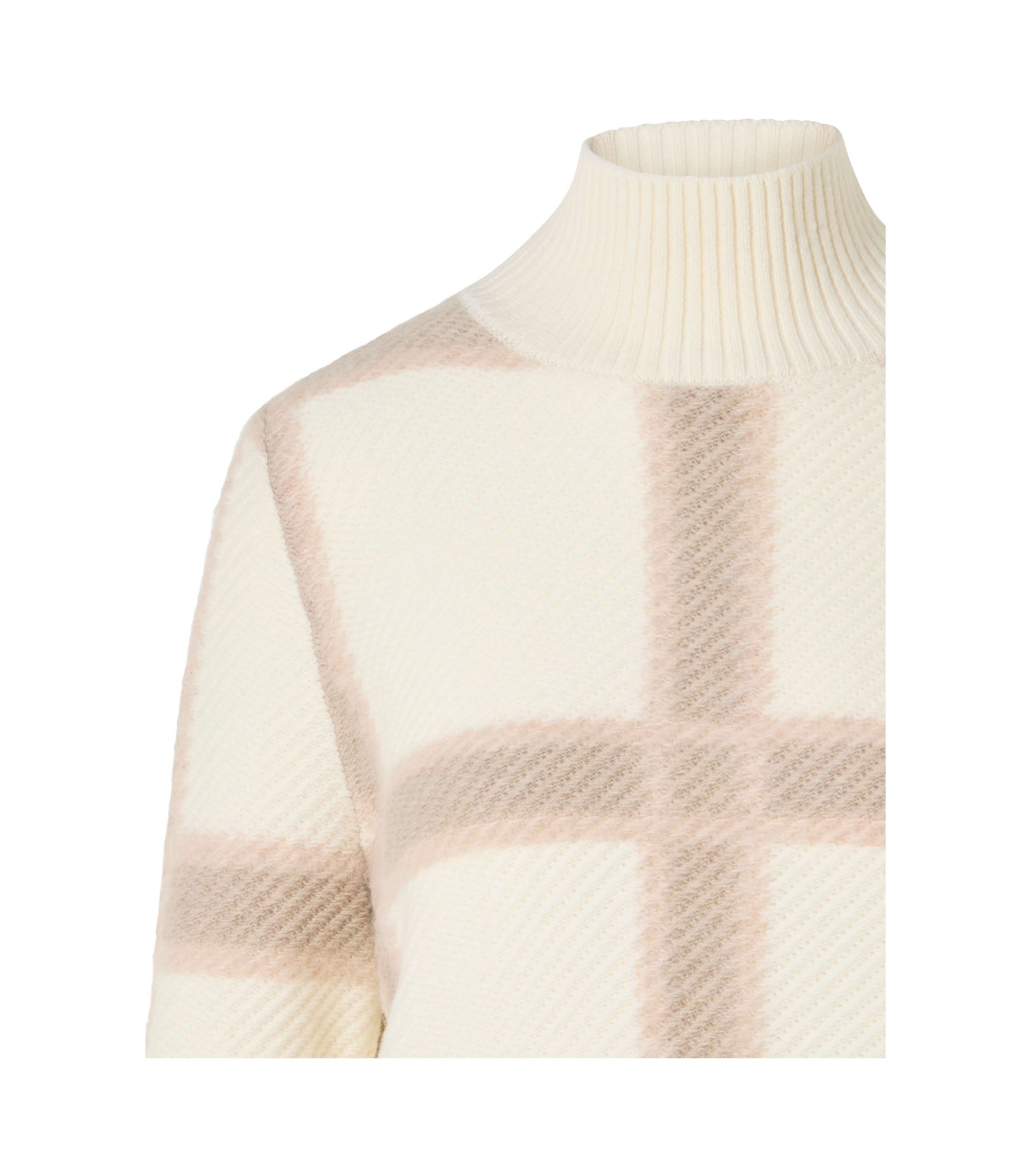 Akris Punto Wolle-Kaschmir-Pullover Intarsia-Karo 4 Akris punto 26567300 - Ansicht 3