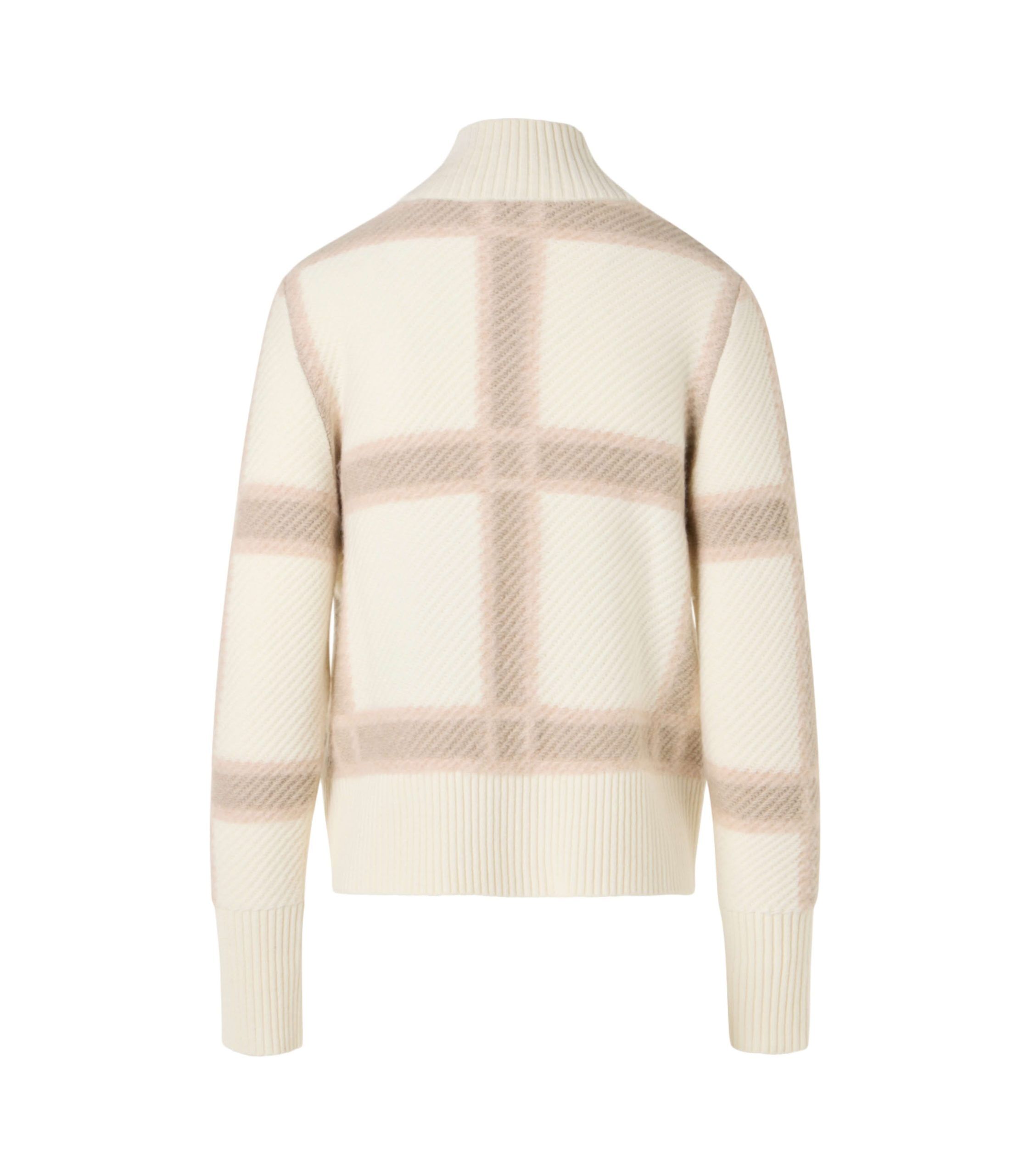 Akris Punto Wolle-Kaschmir-Pullover Intarsia-Karo 2 Akris punto 26567300 - Ansicht 5