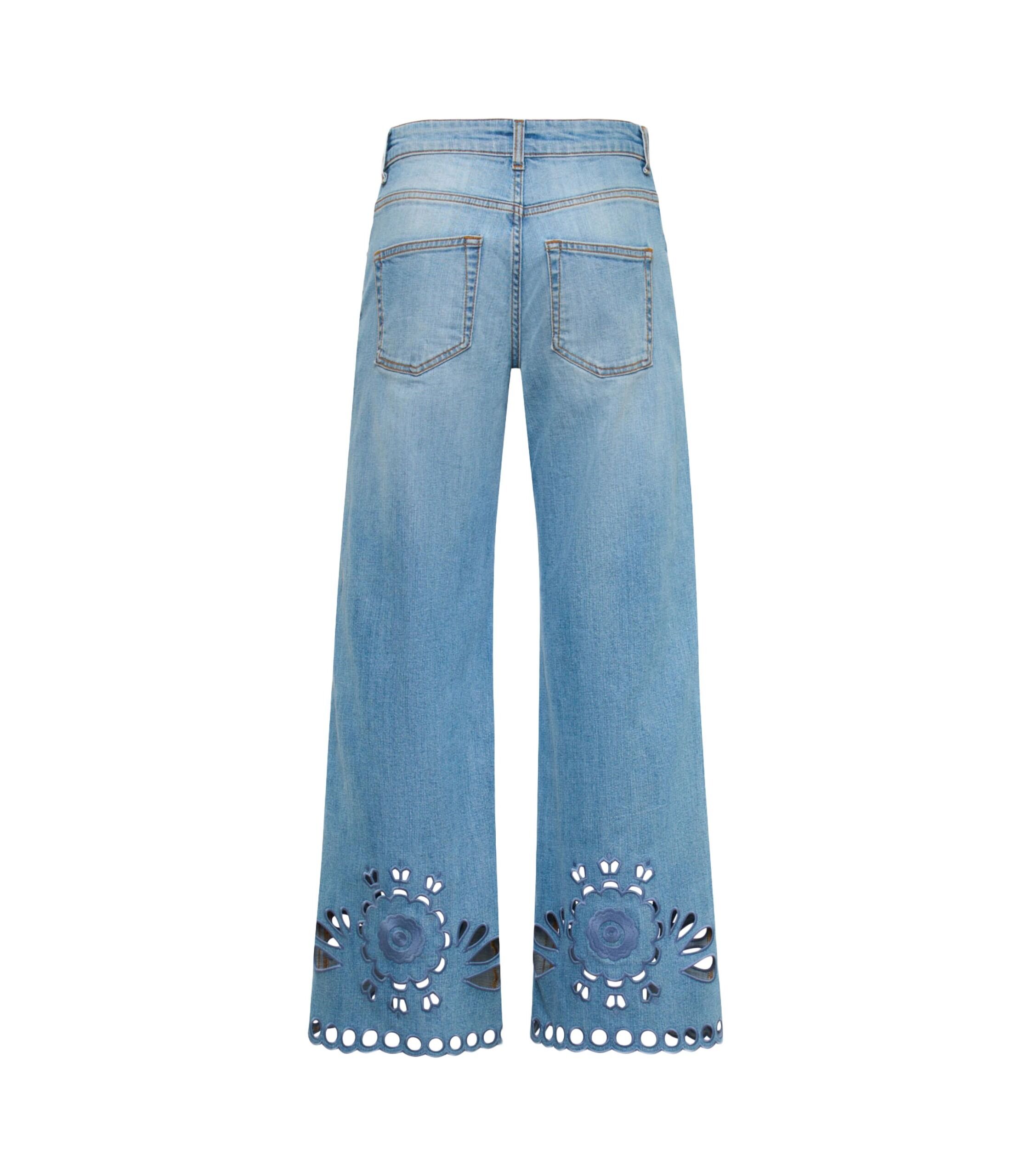 Maison Common Jeans Lochstickerei 2 Maison Common Jeans Lochstickerei – Bild 2