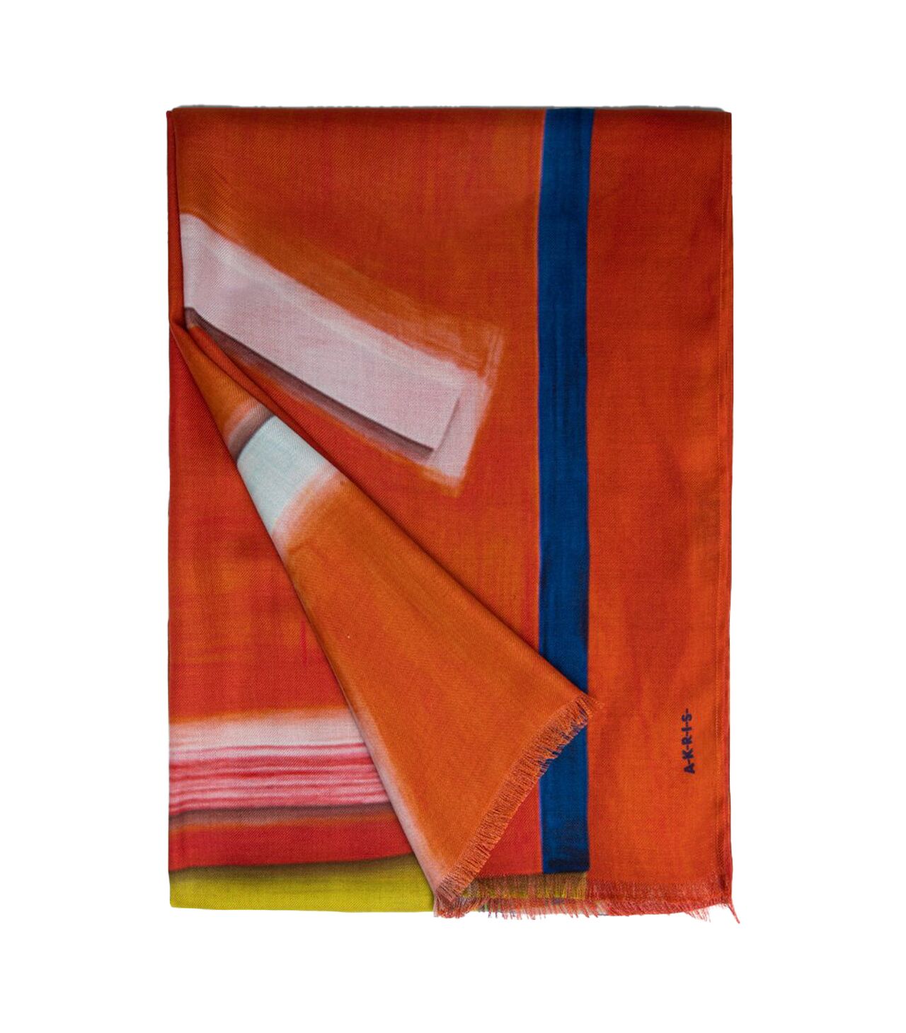 Akris Akris Schal aus Kaschmir und Seide mit Zion-Druck