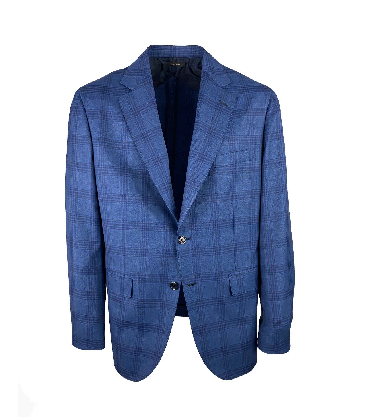 Koelble-Brunotte_Brioni_RGPQ0MPAA1Z BRIONI Sakko 'New Plume 1' saphire/midnight blue aus Schurwolle