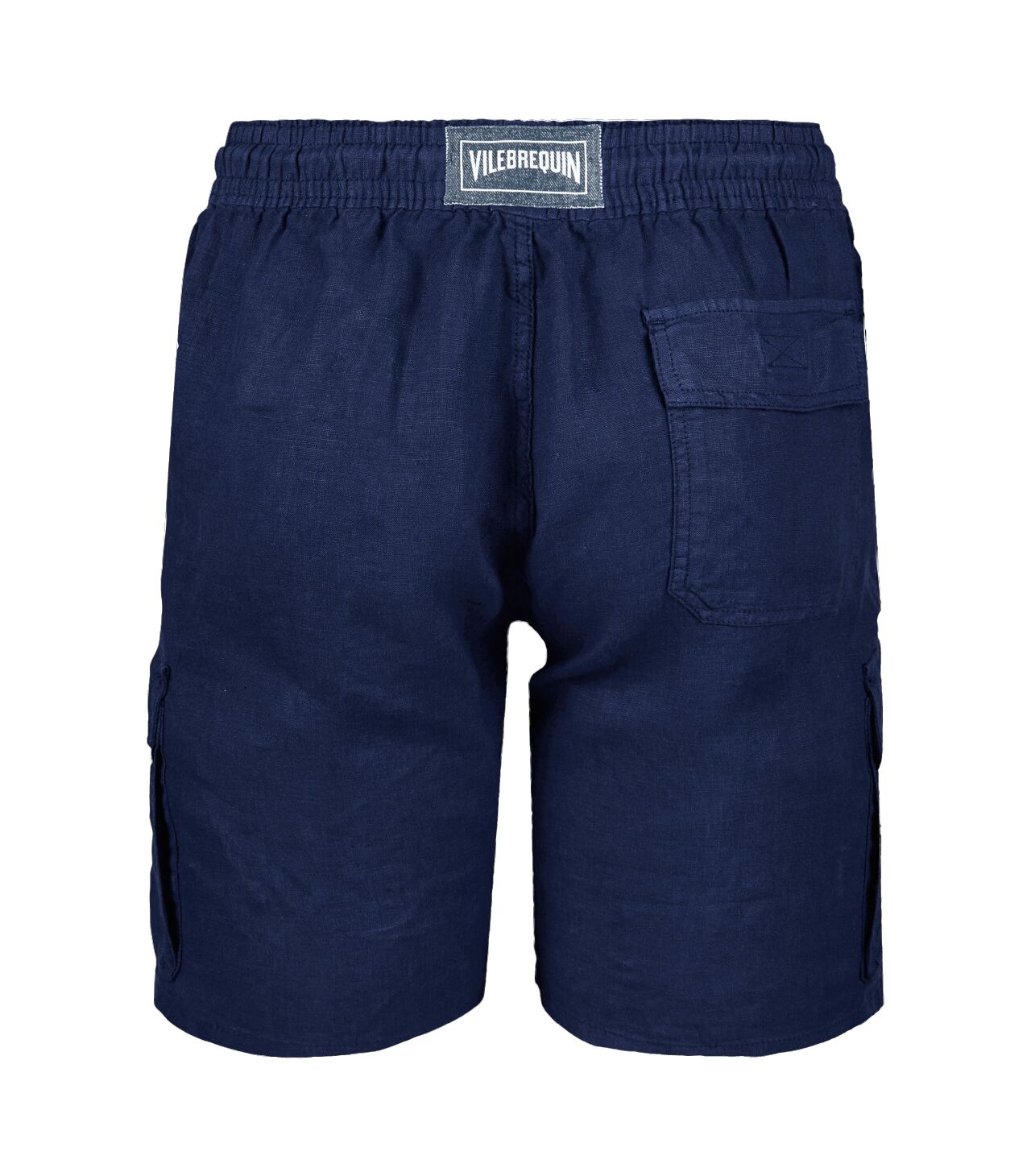 BAIU3U01-390-back-3920x3920 Vilebrequin Leinen-Bermudashorts mit Cargotaschen