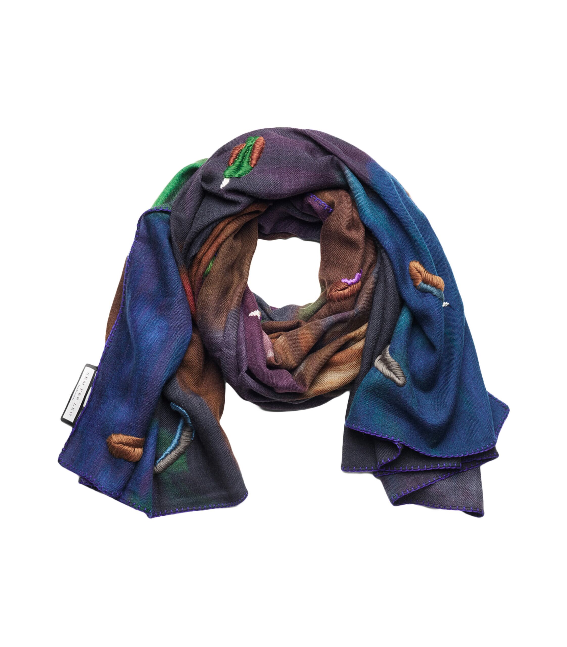 Sem Per Lei 978802 Sem Per Lei Tuch Federstickerei