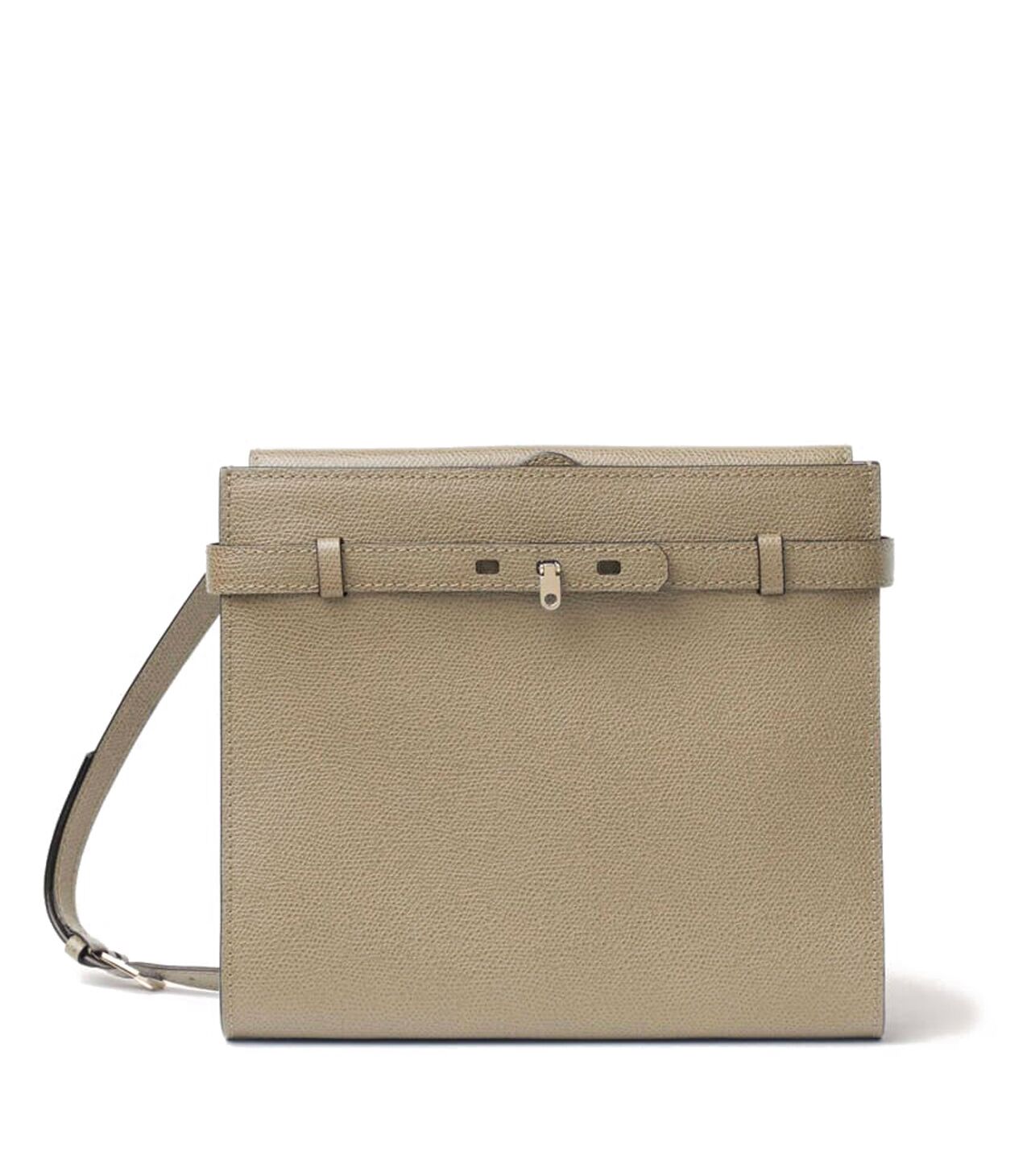 koelble-brunotte_valextra_WBBR0064028LOC99-MO_1 Valextra B-Tracollina Crossbody Bag Black/Oyster