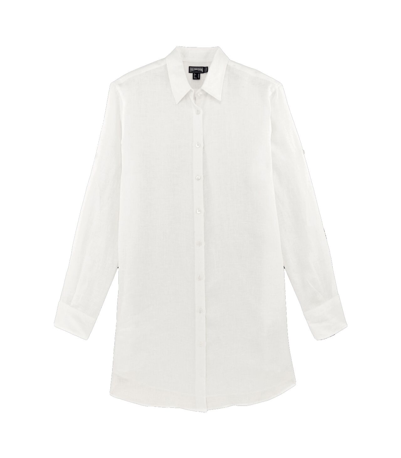 FRGH9U10-010-front-3920x3920 Vilbrequin Hemdkleid aus Leinen Weiß